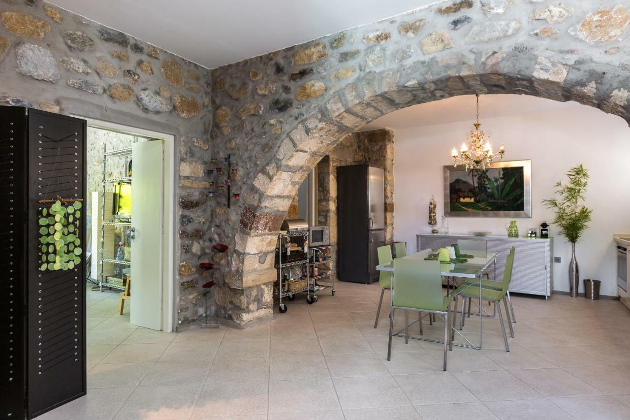 Muazzo Creta Stone House, Nature Escape With Pool, By Thinkvilla Pigi  Exterior photo